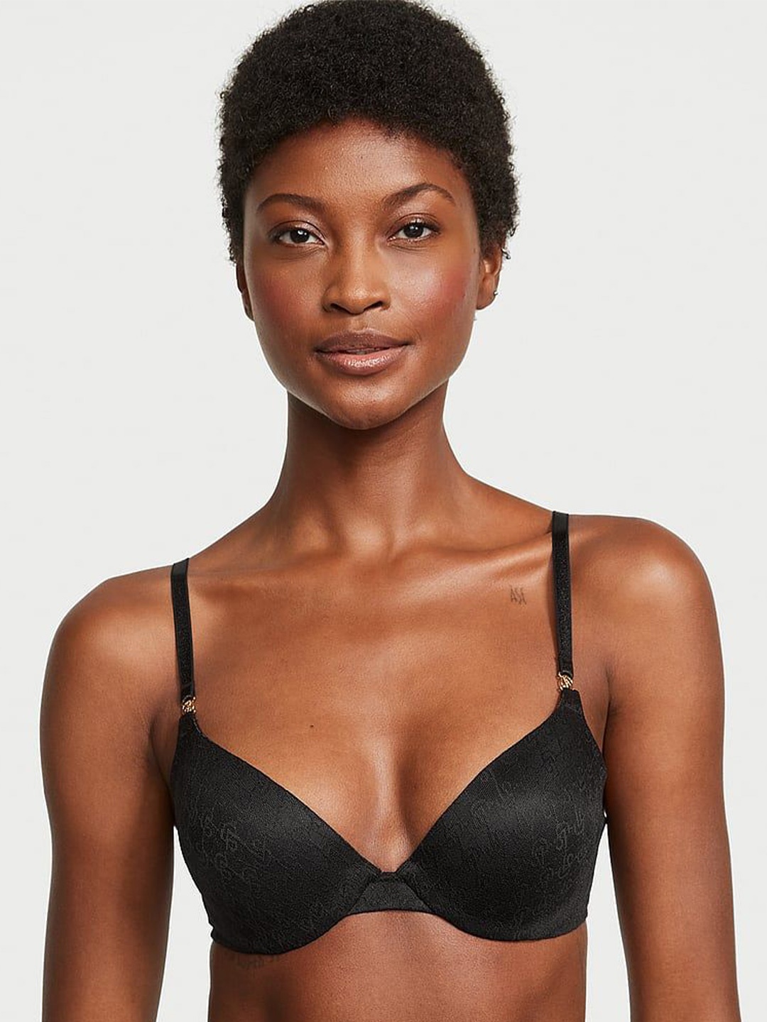 

Victoria's Secret Bra Half Coverage Underwired Heavily Padded, Black