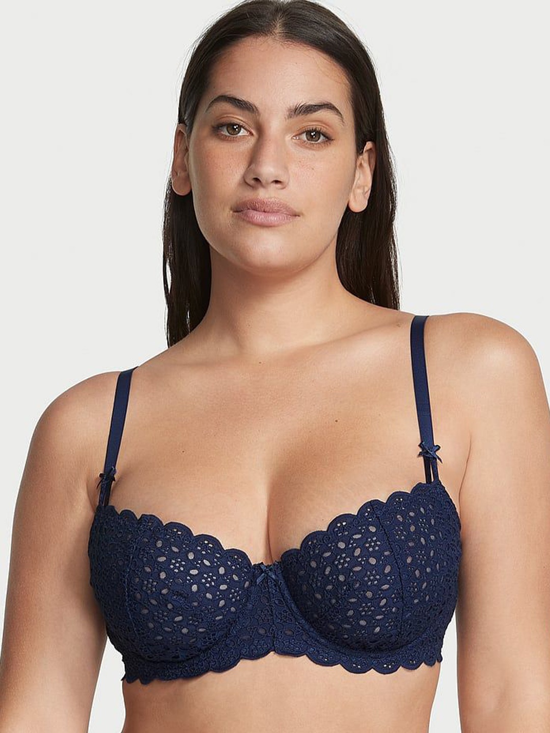 

Victoria's Secret Geometric Bra Medium Coverage Underwired, Blue