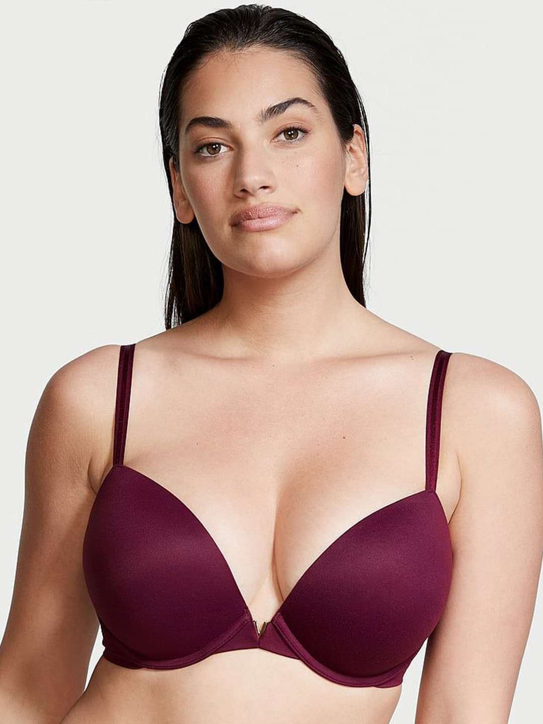 

Victoria's Secret Bra Half Coverage Underwired Heavily Padded, Purple