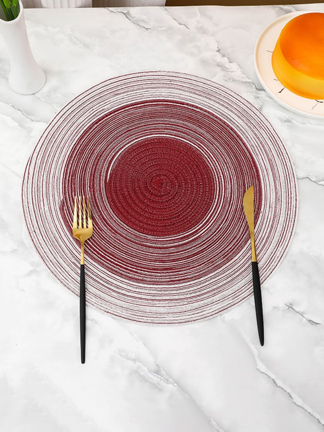 

P-Plus International 2-Pcs Red & White Colourblock Trivet