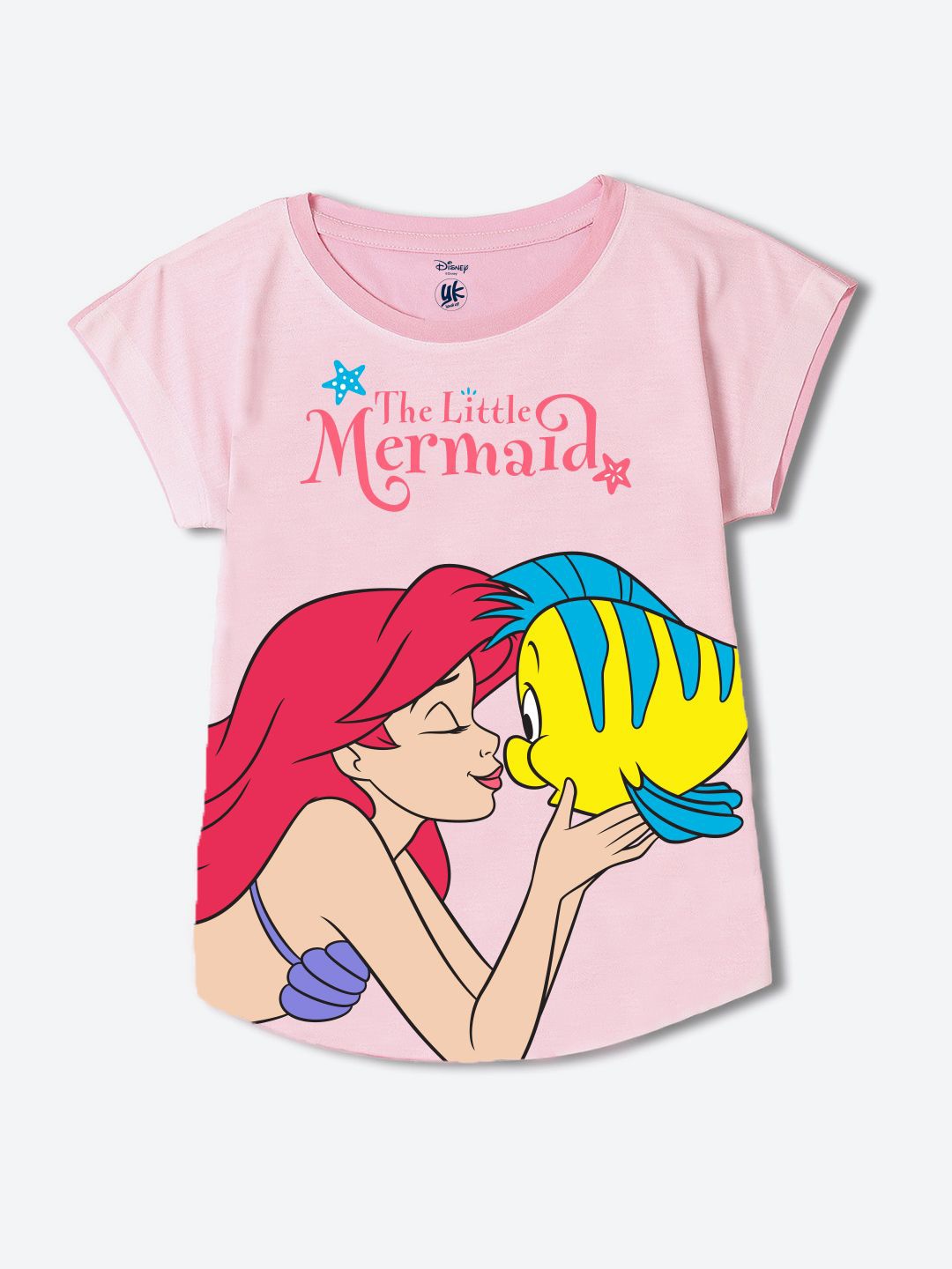 

YK Disney Print Top, Pink