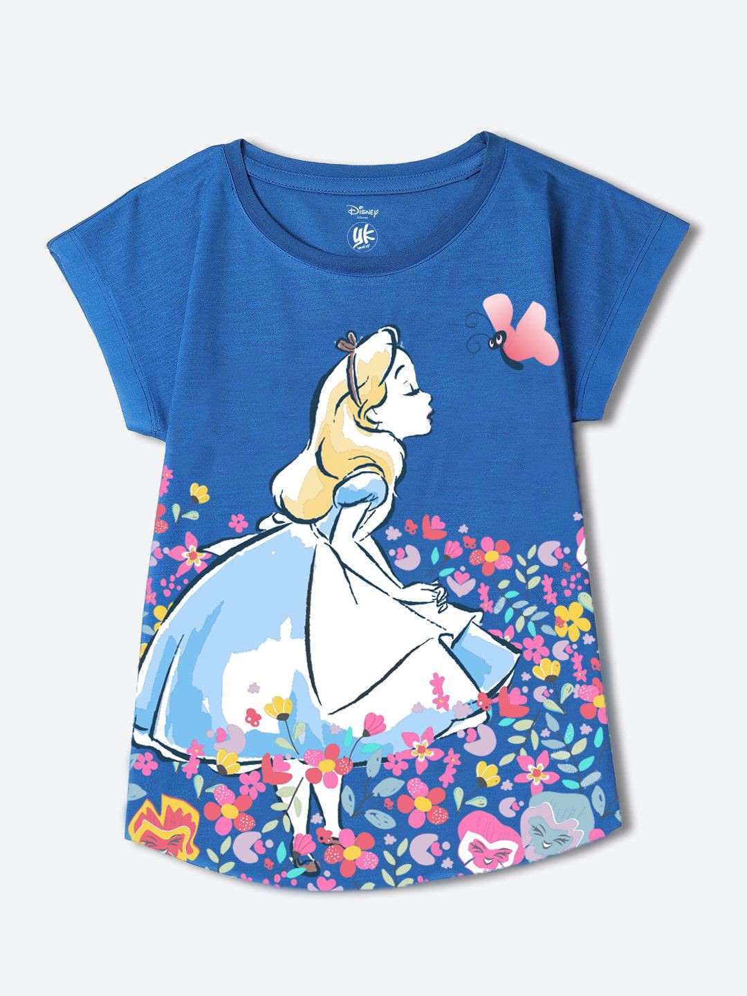 

YK Disney Print Top, Blue