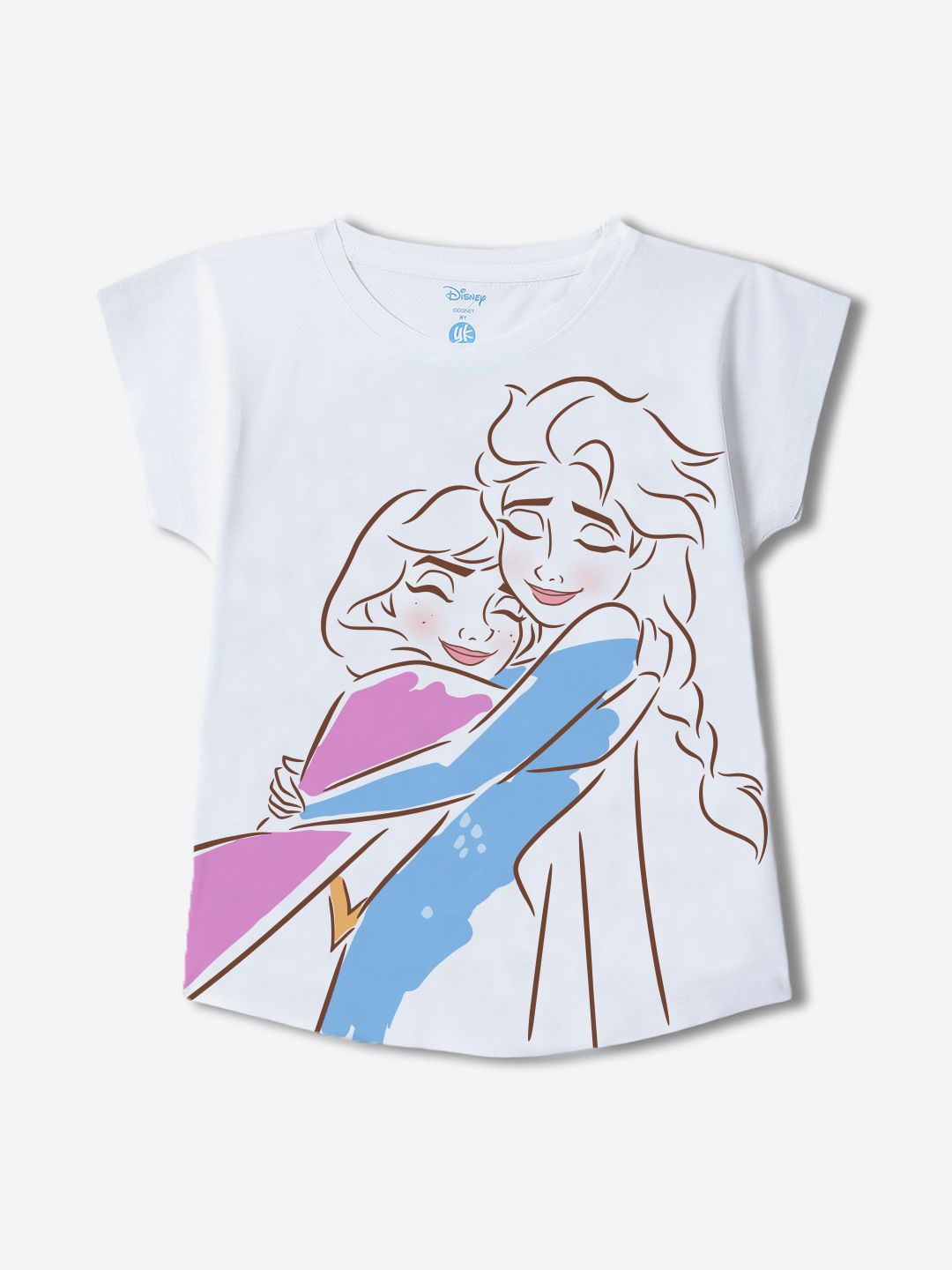 

YK Disney Print Top, White