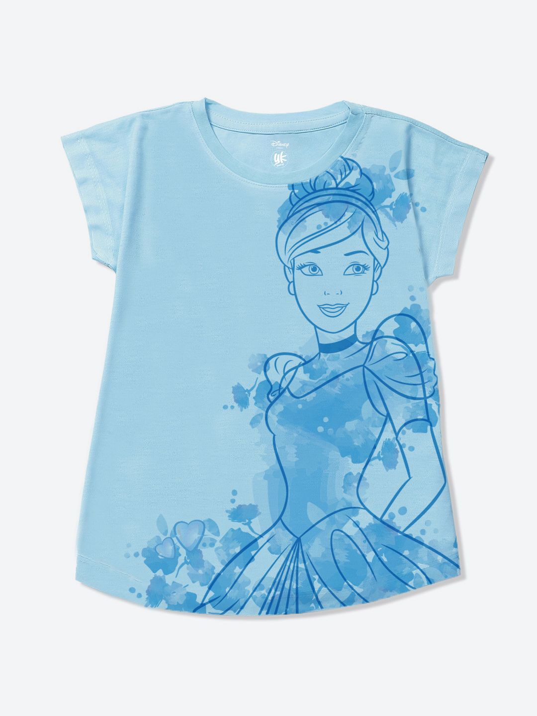

YK Disney Print Top, Blue
