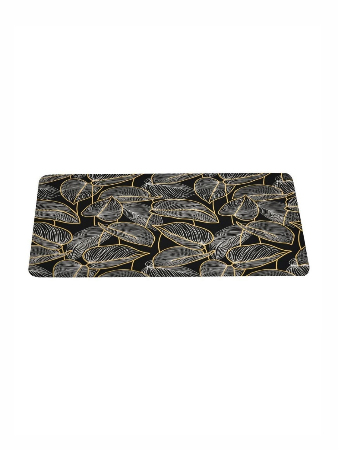 

Athome by Nilkamal Set Of 4 Pcs Black Rectangular Table Placemats