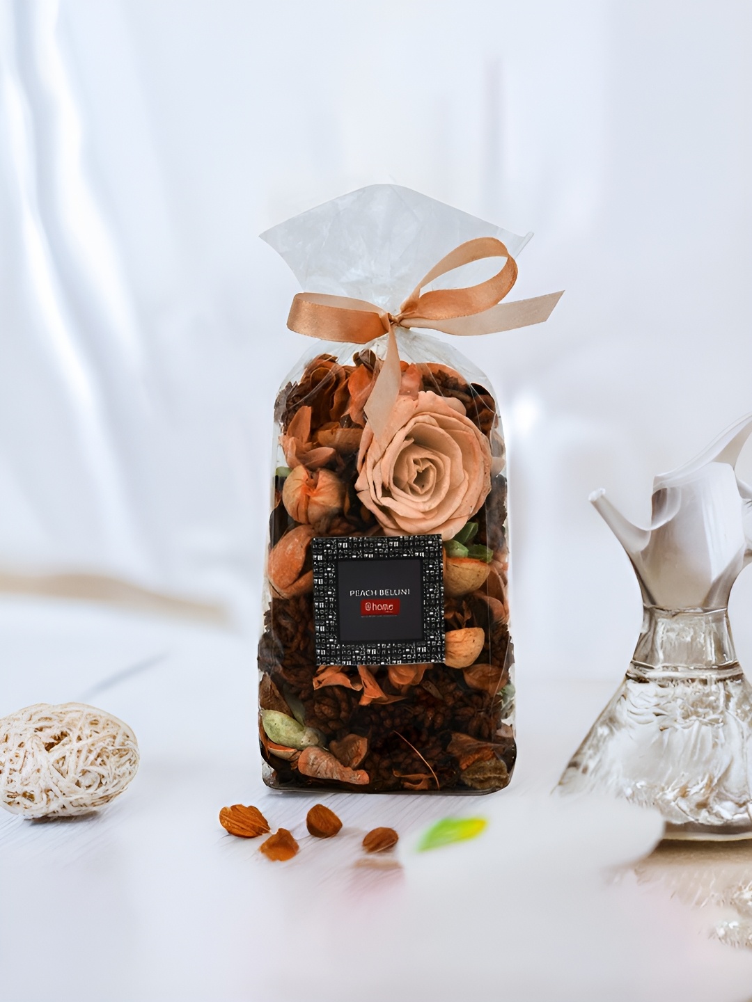 

Athome by Nilkamal Peach-Colored Textured Bellini Potpourri Flowers