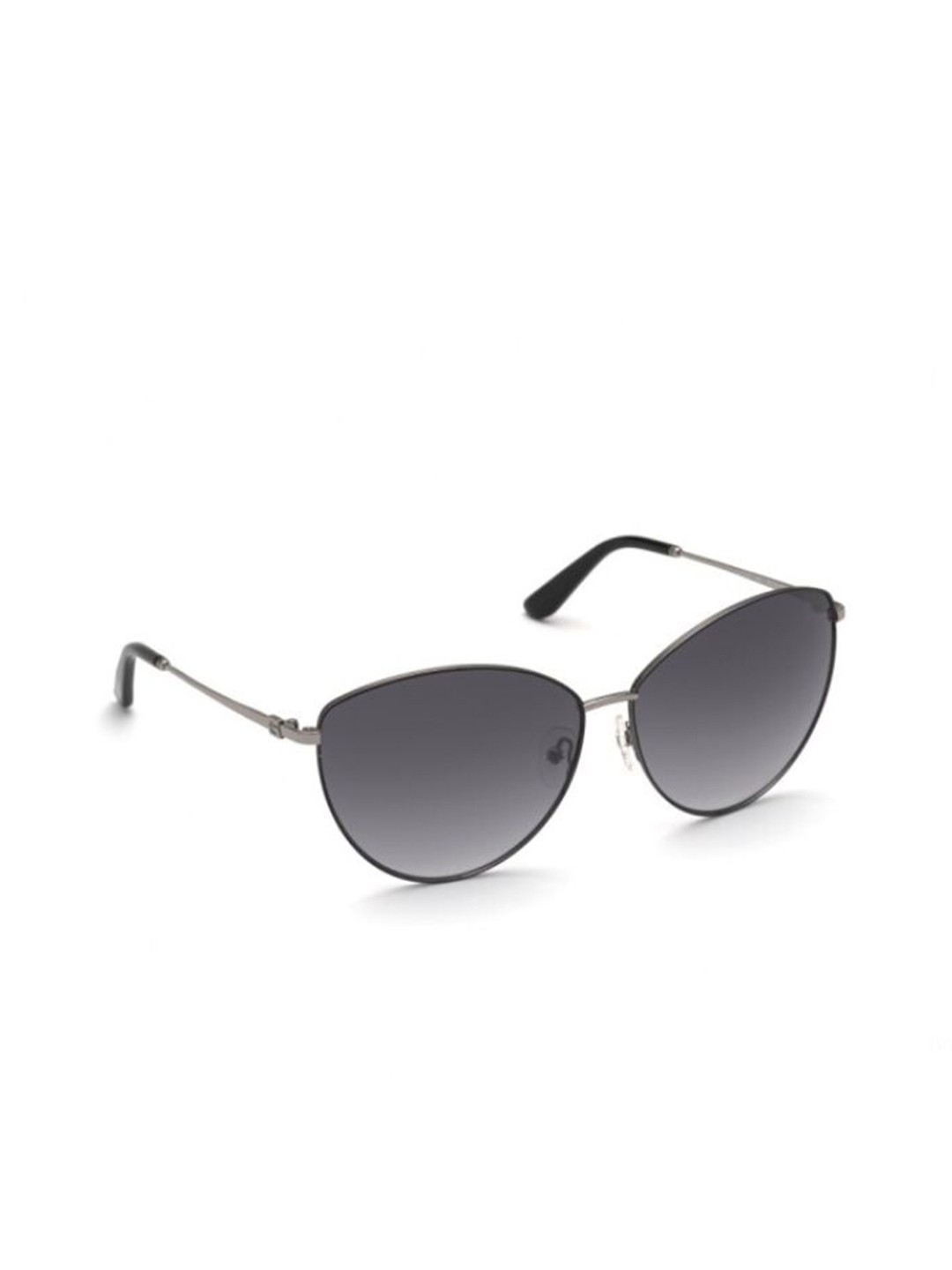 

GUESS Women Cateye Sunglasses with UV Protected Lens, Grey