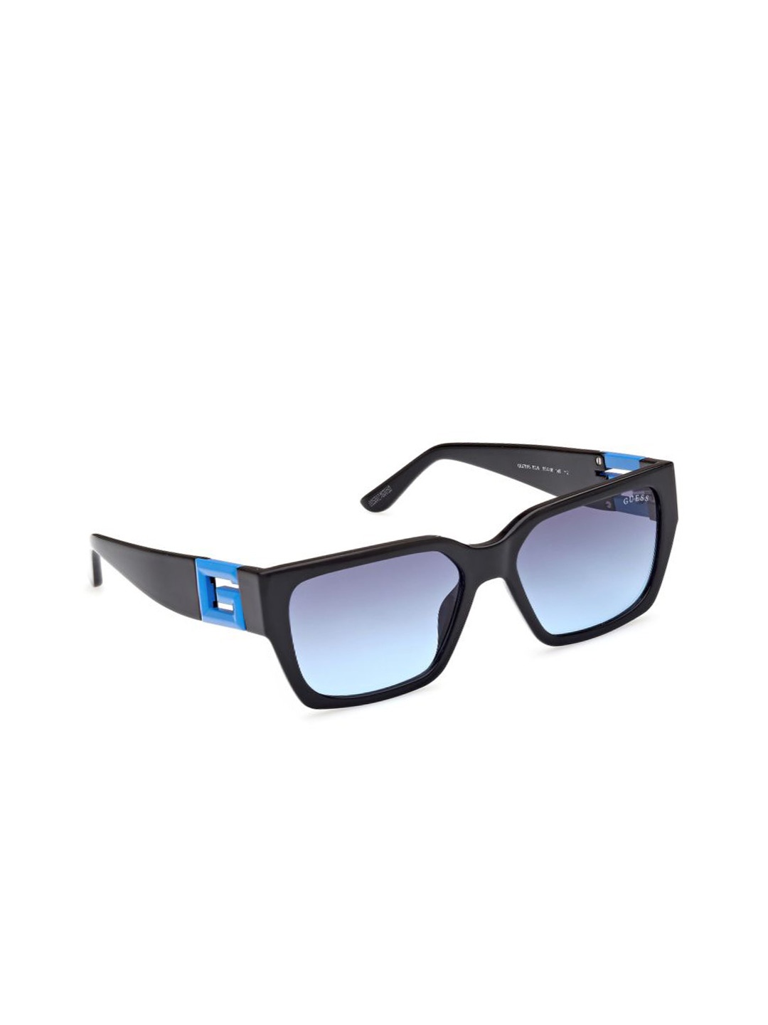 

GUESS Women Square Sunglasses with UV Protected Lens, Blue