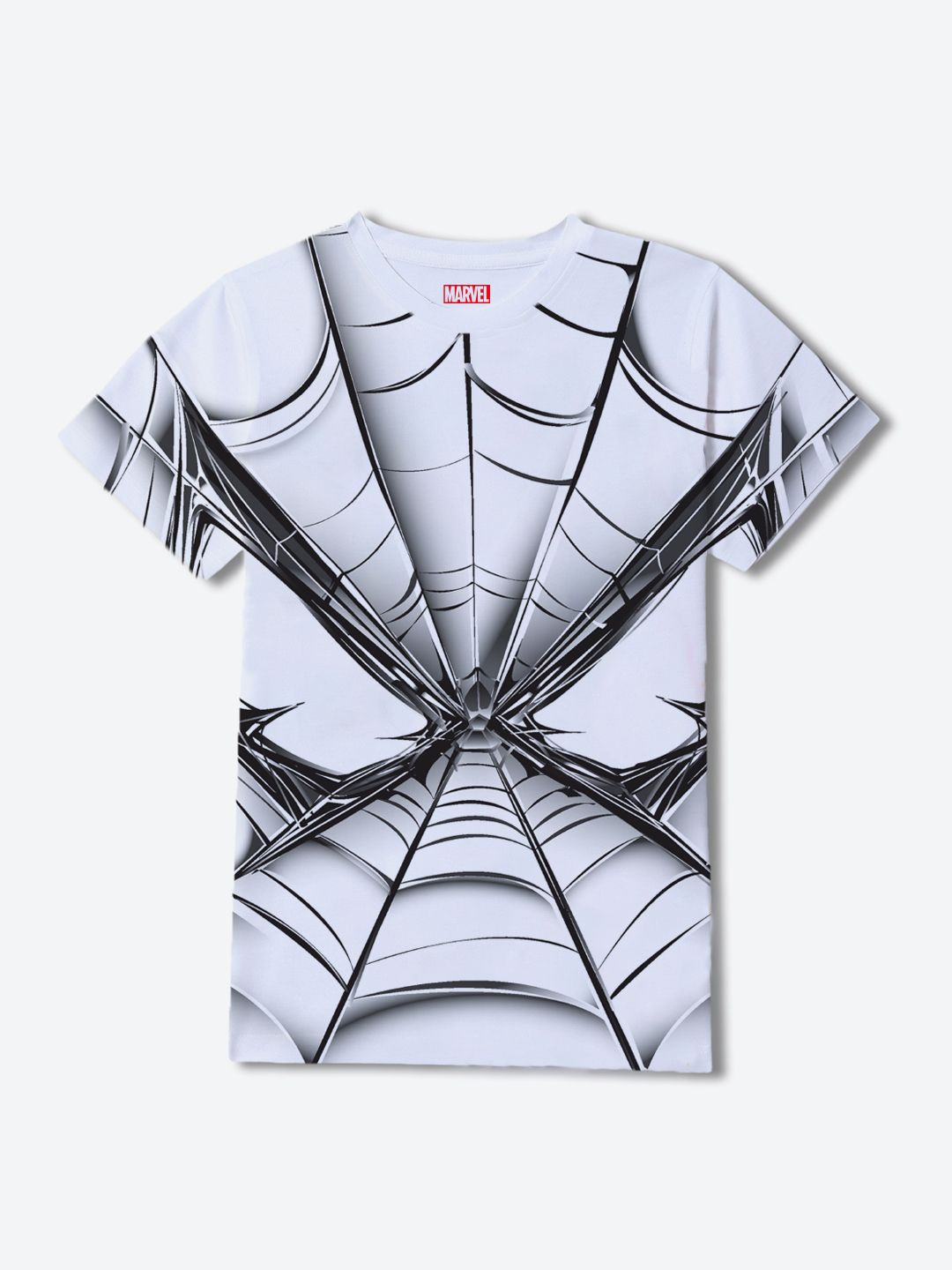 

YK Marvel Boys Printed Pockets T-shirt, White