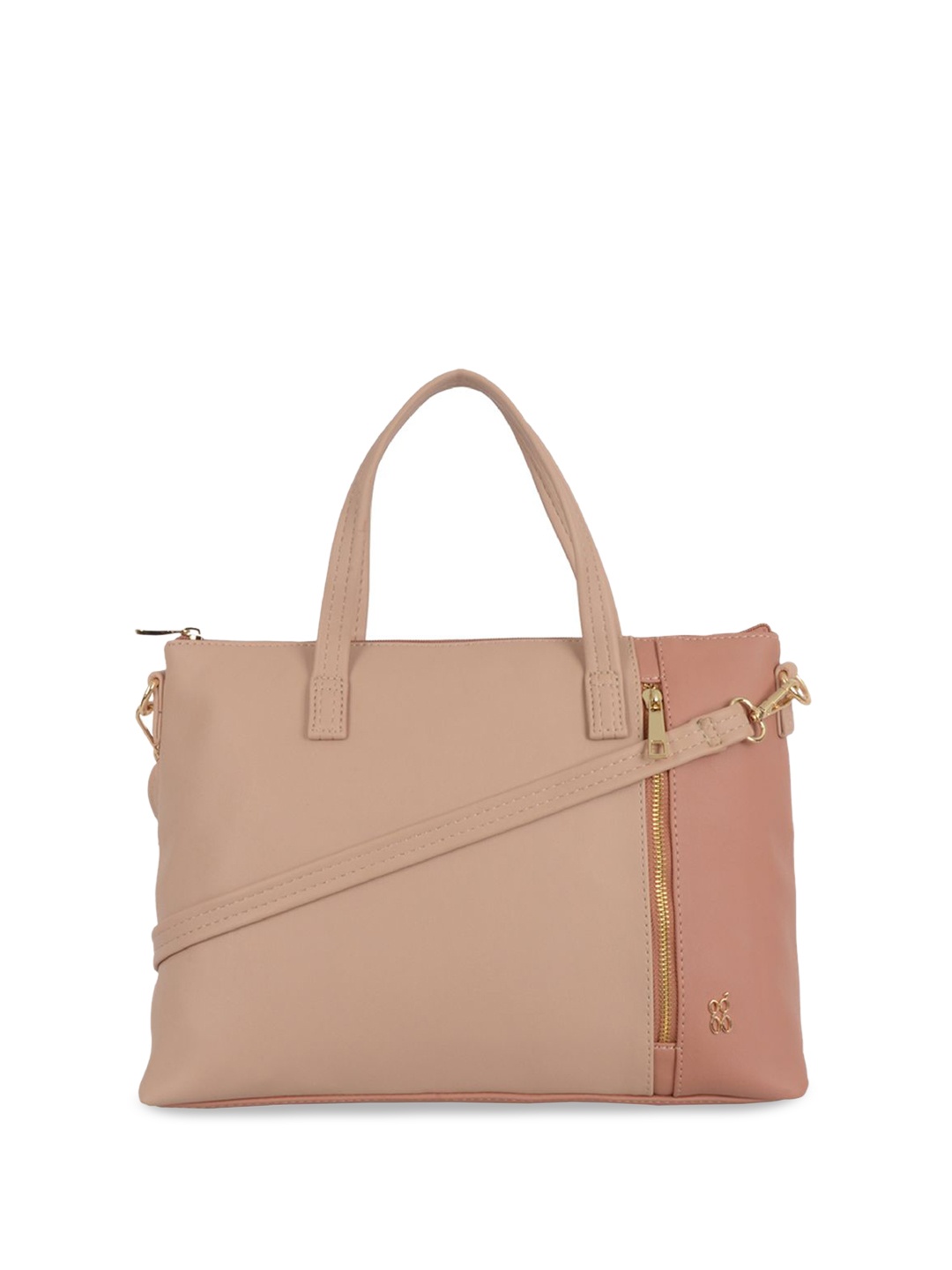 

Baggit PU Oversized Structured Shoulder Bag, Pink