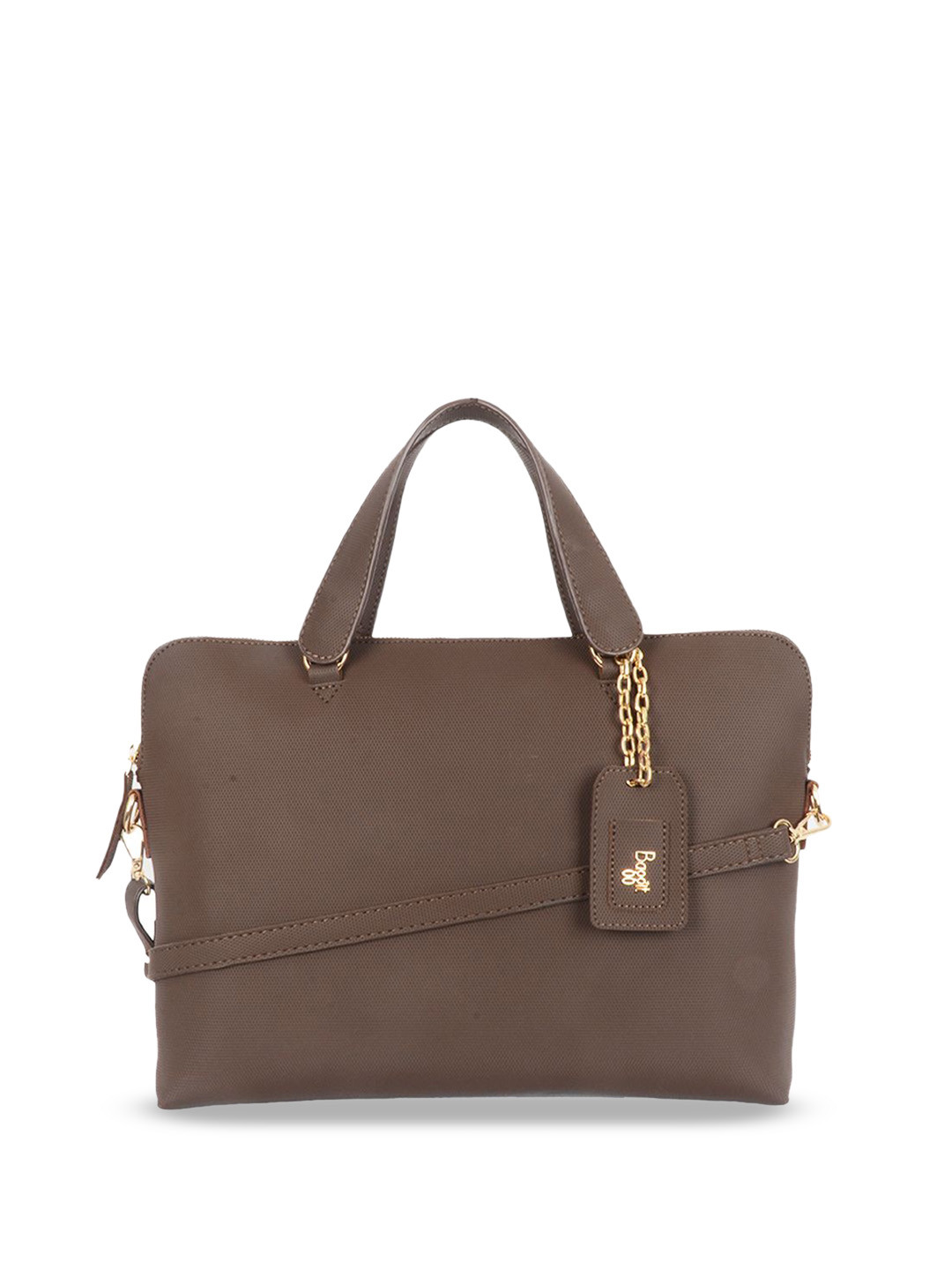 

Baggit PU Structured Handheld Bag, Brown