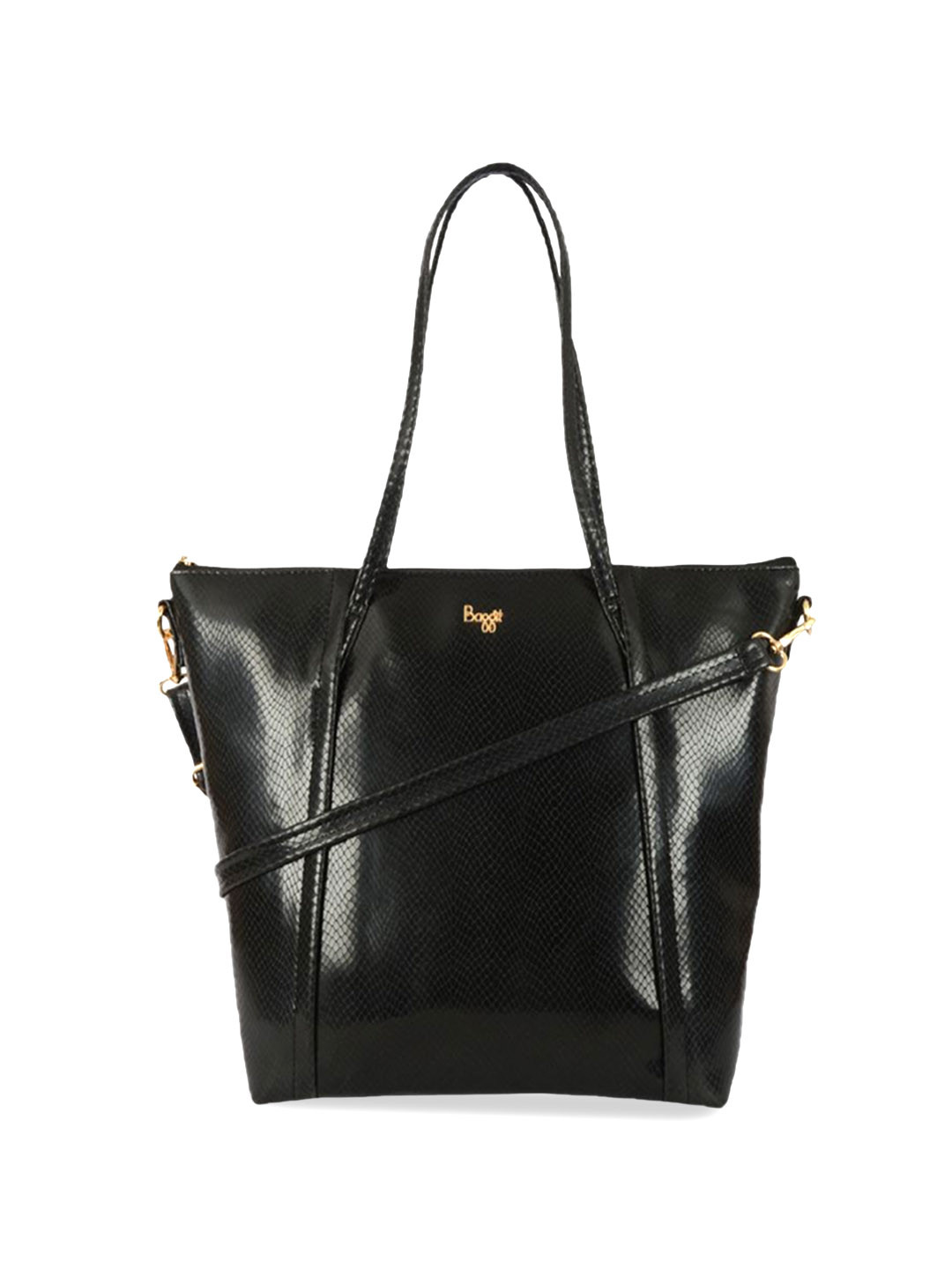 

Baggit PU Shopper Shoulder Bag, Black