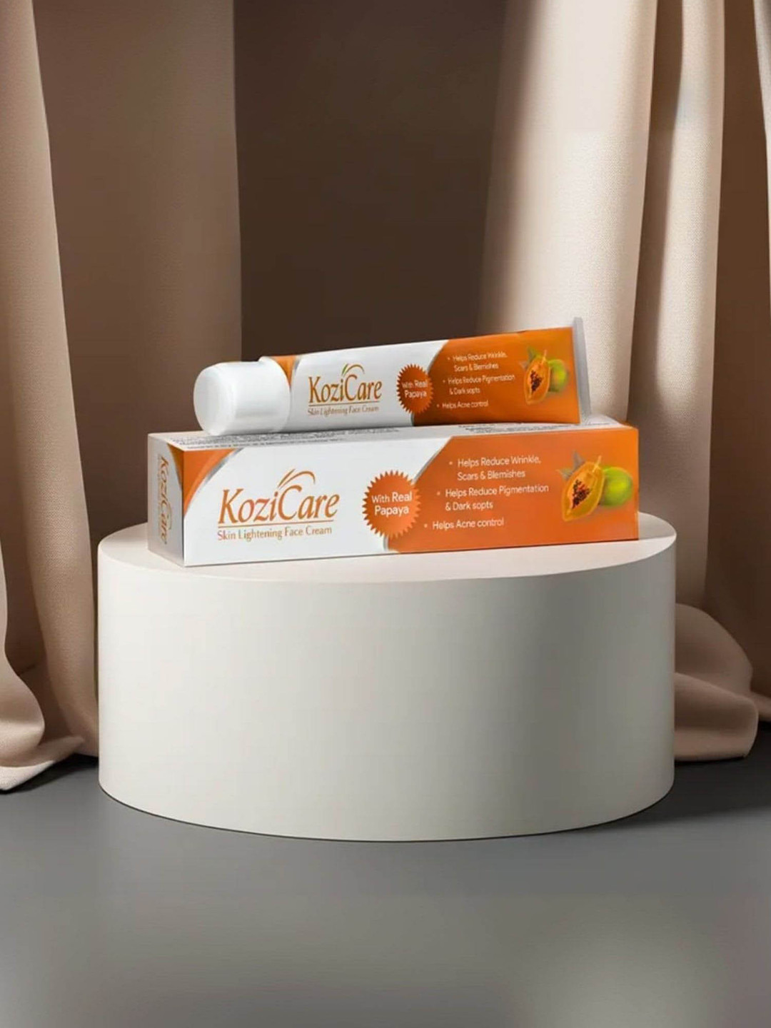 

KOZICARE Skin Lightening Cream With Kojic Acid & Niacinamide 15g, White