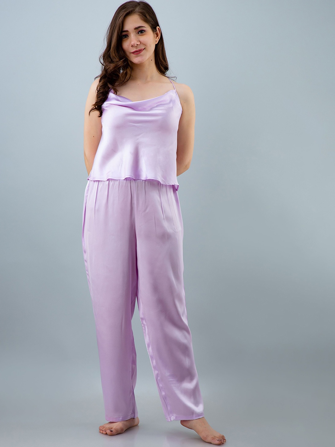 

PRETTY LOVING THING Women Night suit, Purple