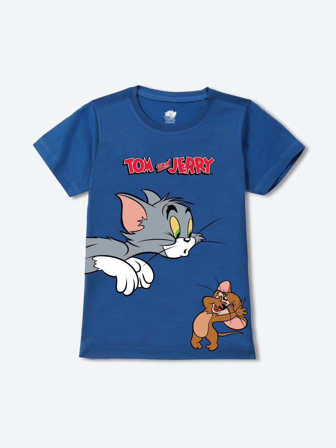 

YK Warner Bros Boys Printed Applique T-shirt, Blue