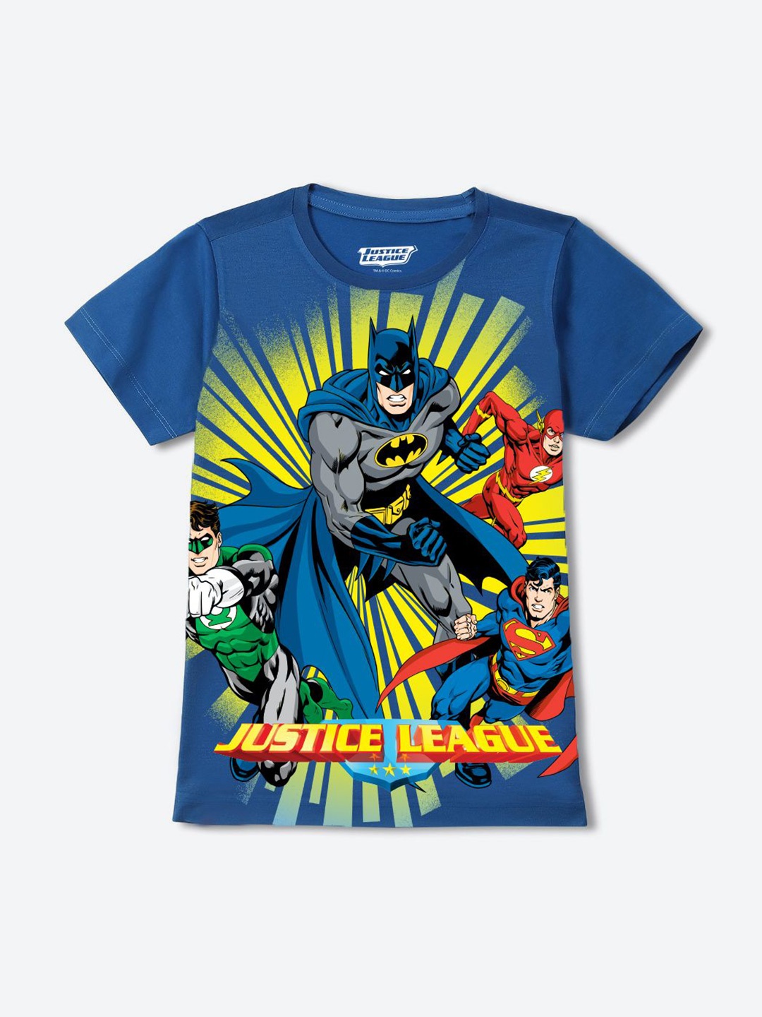 

YK Warner Bros Boys Printed Applique T-shirt, Blue
