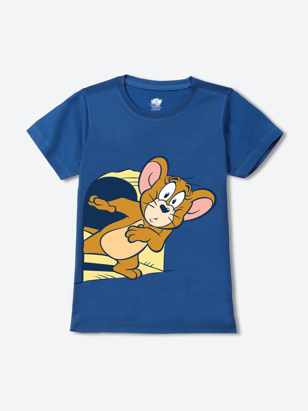 

YK Warner Bros Boys Printed Applique T-shirt, Blue