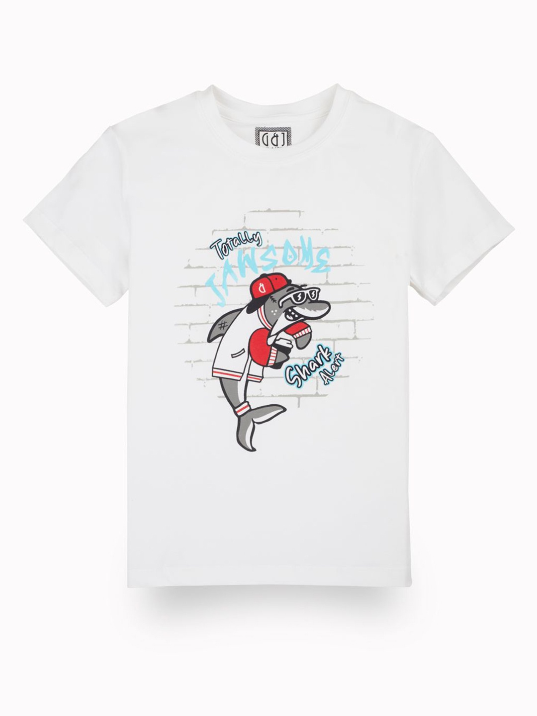 

Gini and Jony Boys Printed T-shirt, White