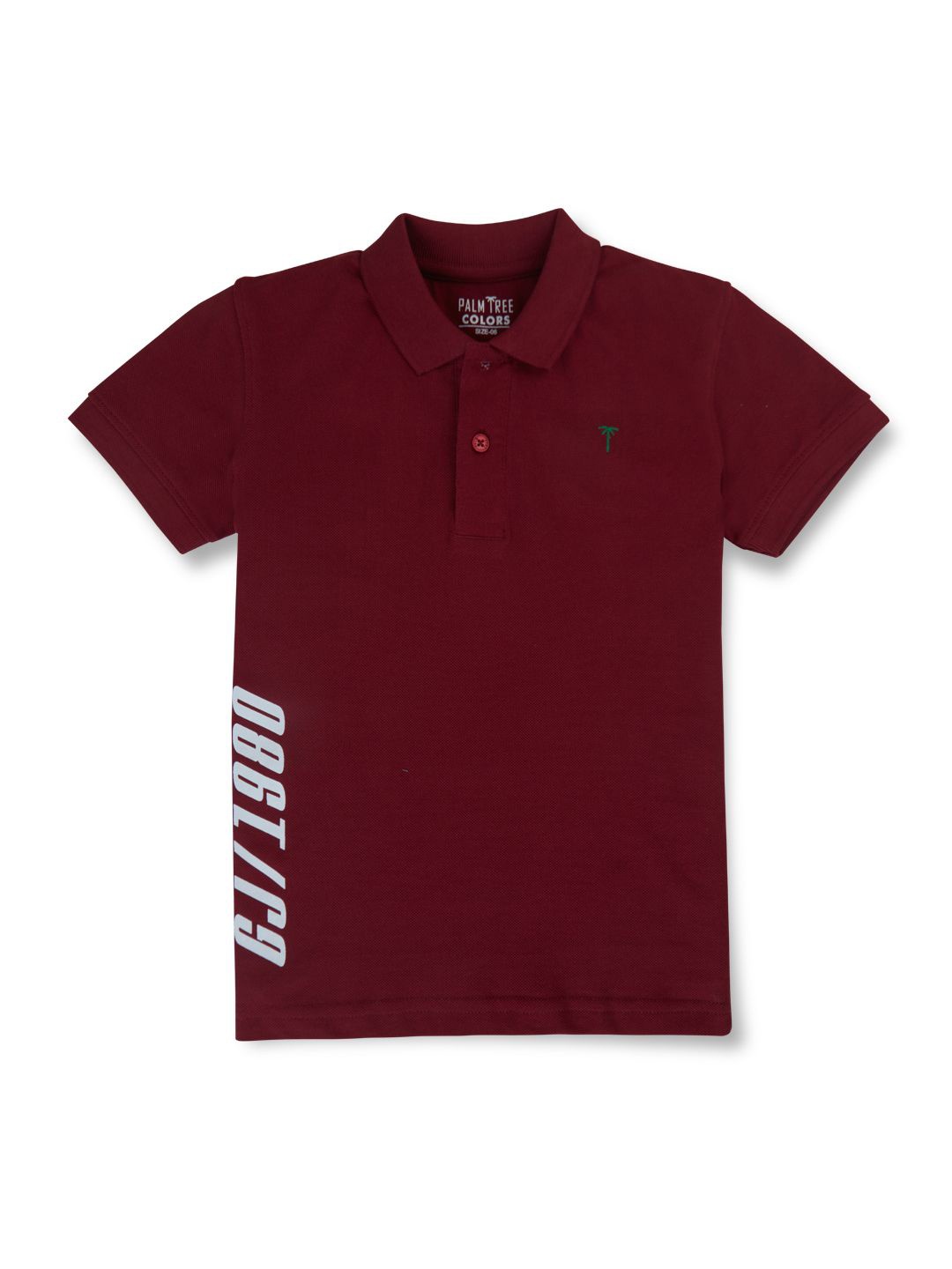 

Gini and Jony Boys Polo Collar Applique T-shirt, Red