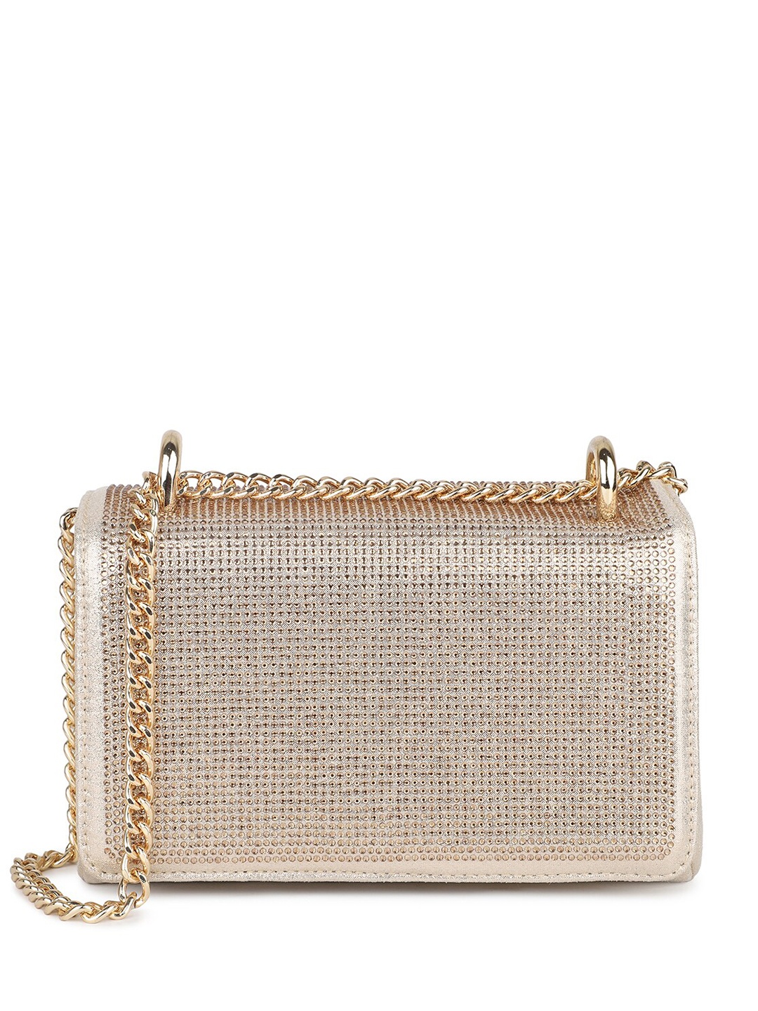 

Inc 5 Embellished Box Clutch, Gold