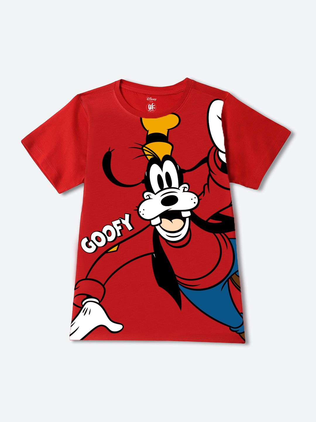 

YK Disney Boys Printed Applique T-shirt, Red