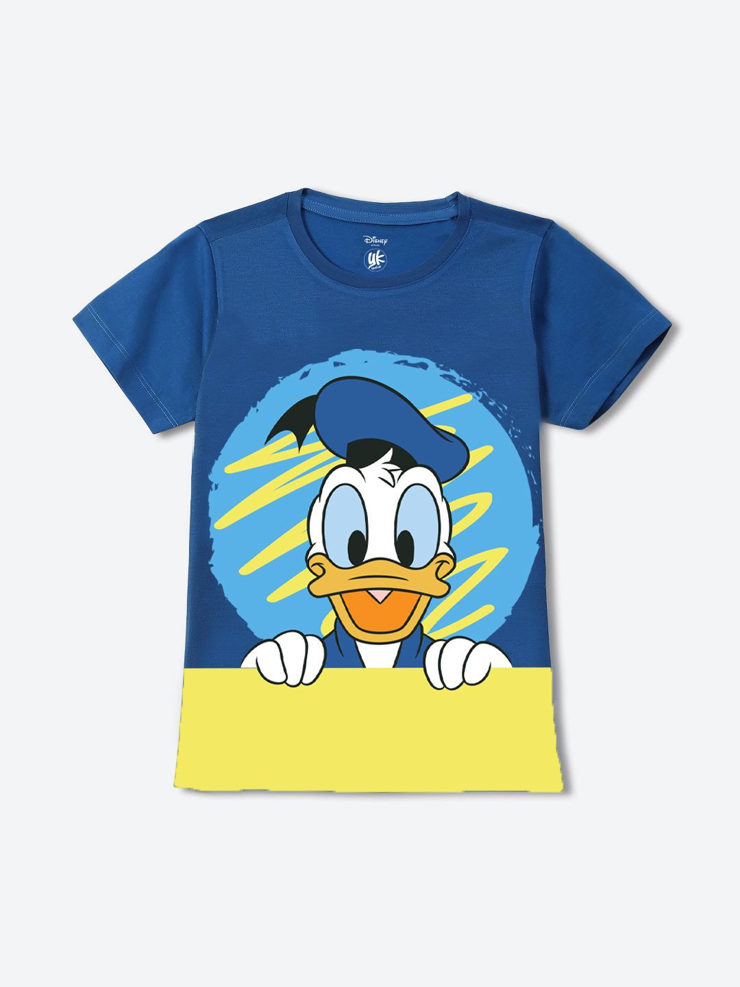 

YK Disney Boys Printed Applique T-shirt, Blue