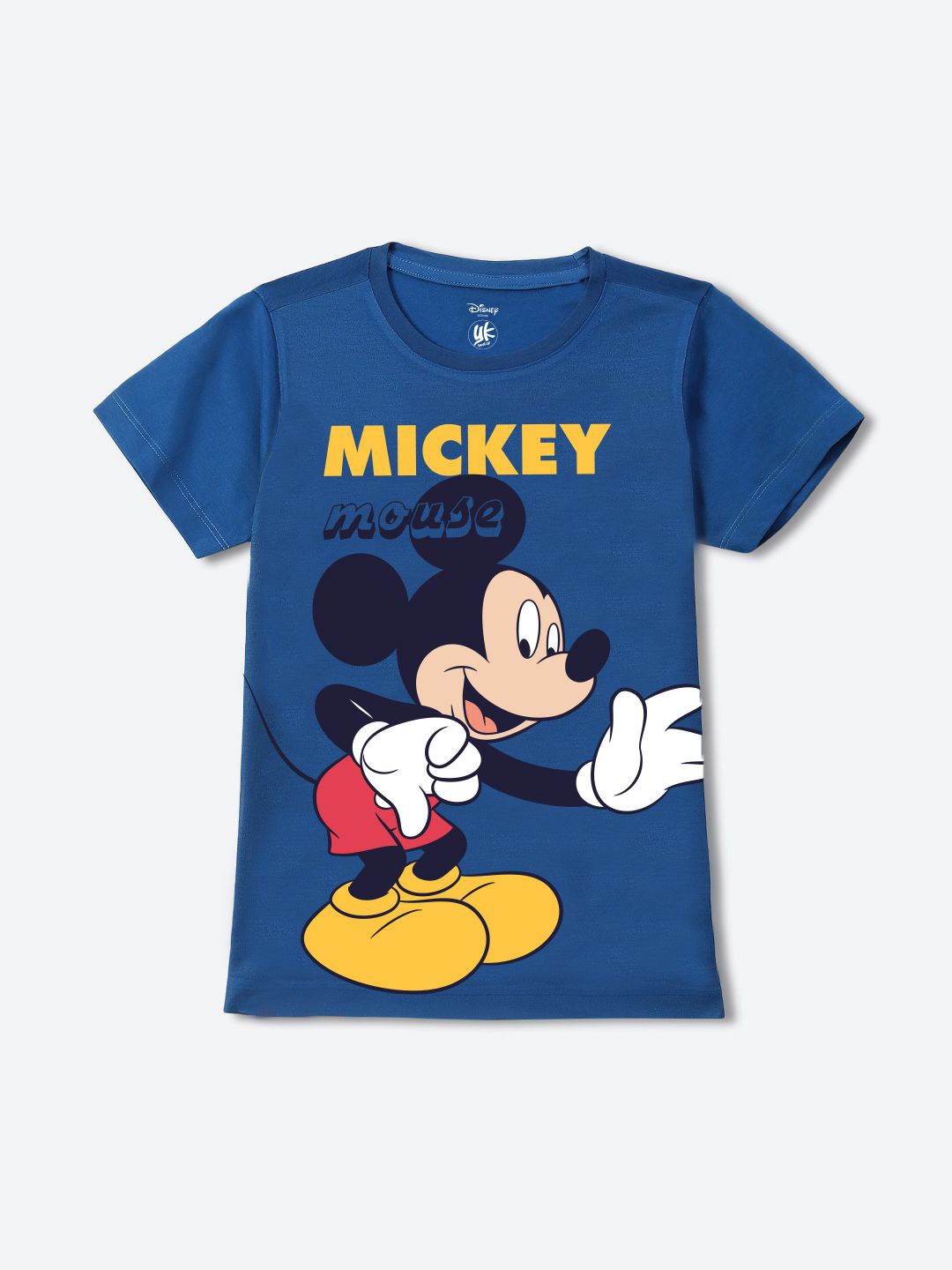 

YK Disney Boys Printed Raw Edge T-shirt, Blue