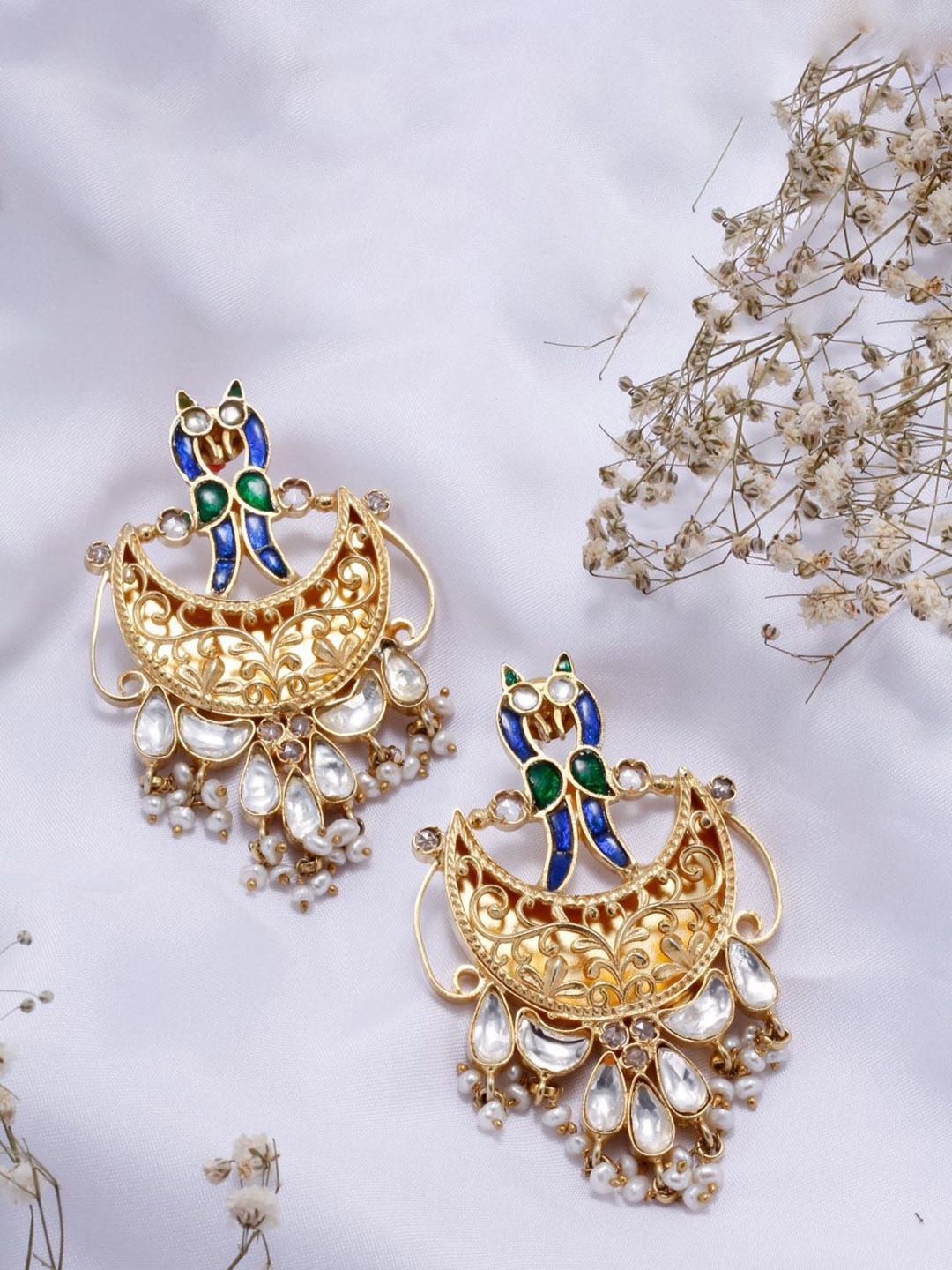 

SANGEETA BOOCHRA Classic Drop Earrings, Gold
