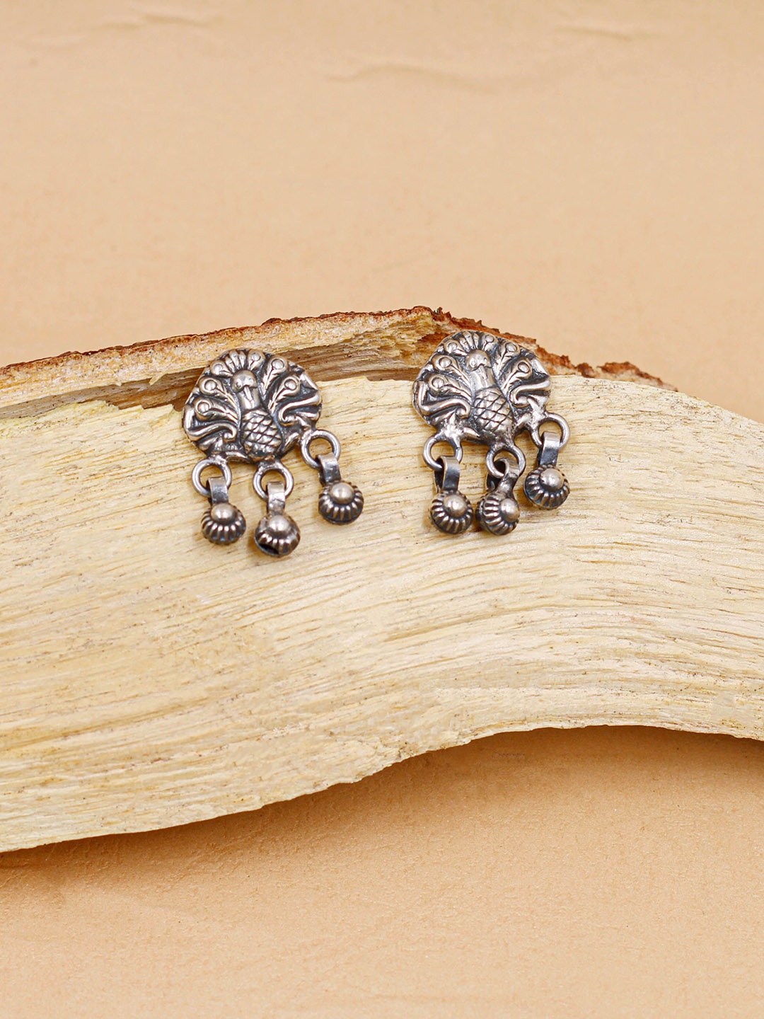 

SANGEETA BOOCHRA Circular Studs Earrings, Silver