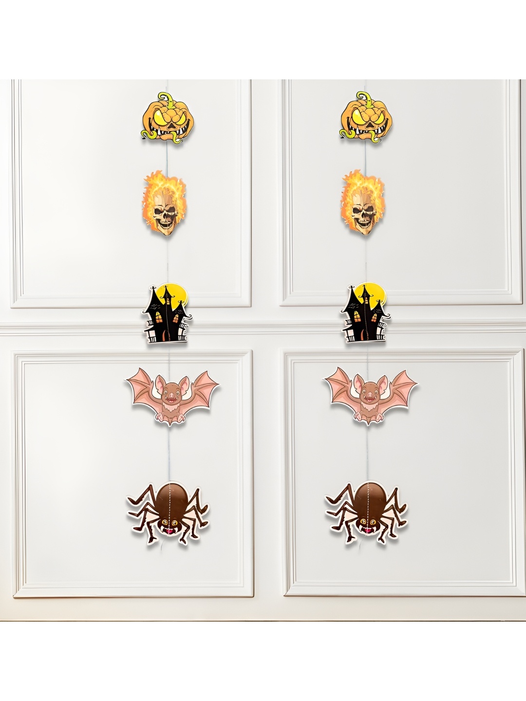

Special You 2 Pcs Halloween Garland Festive Decor, Yellow