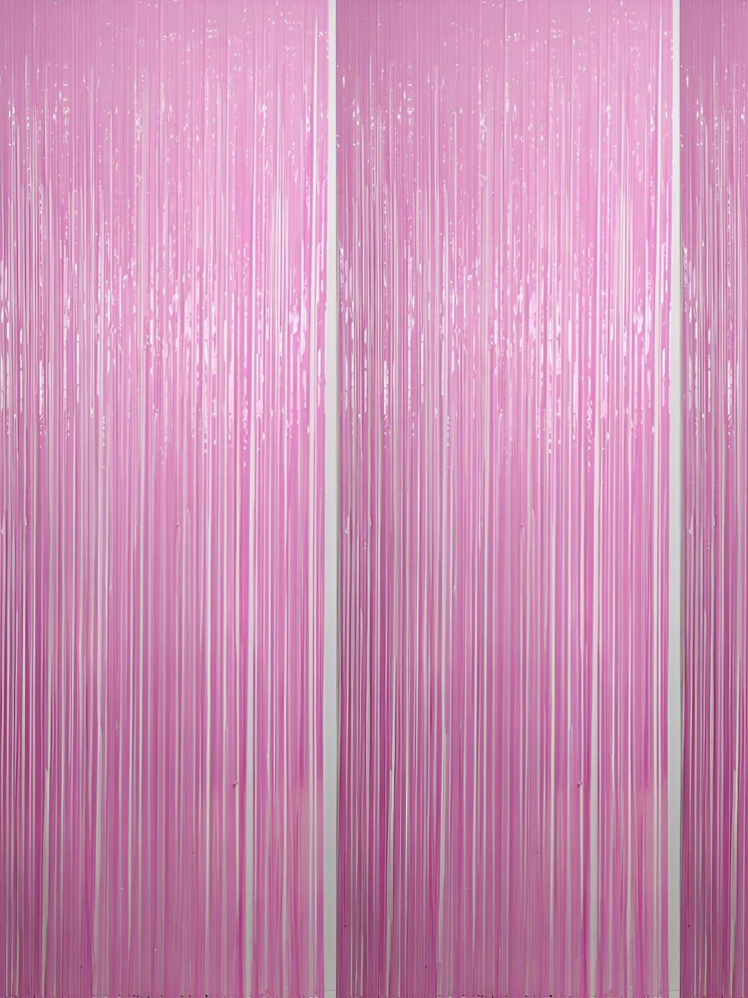 

Special You 3-Pcs Pink Fringe Curtains