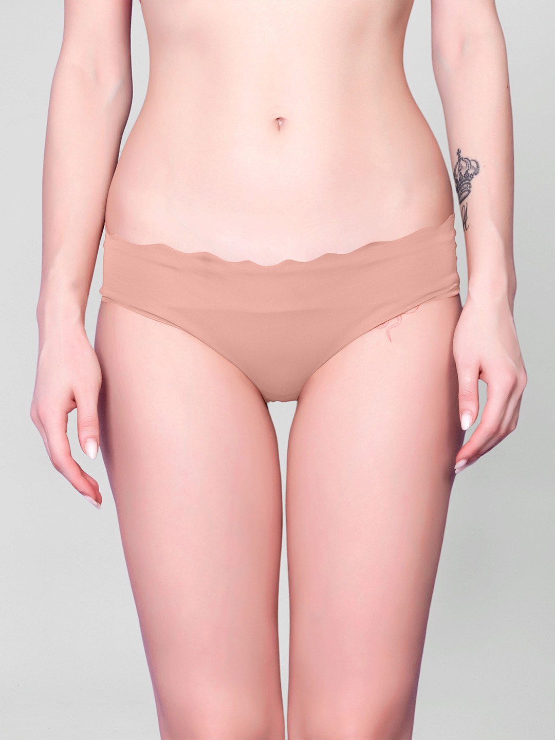 

DEALSEVEN FASHION Hipster Ribbed Briefs GP101_LPK, Pink