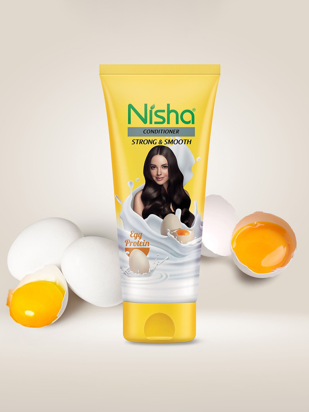 

Nisha Set Of 6 Egg Protein Conditioner Tube - 80 ml Each, Yellow