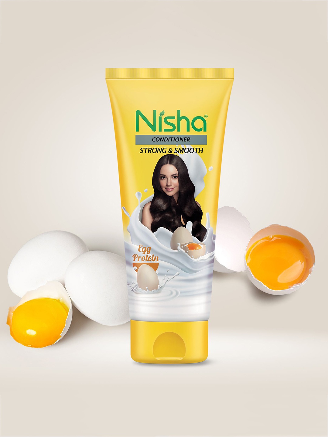 

Nisha Set Of 3 Egg Protein Hair Conditioner - 180 ml Each, Yellow