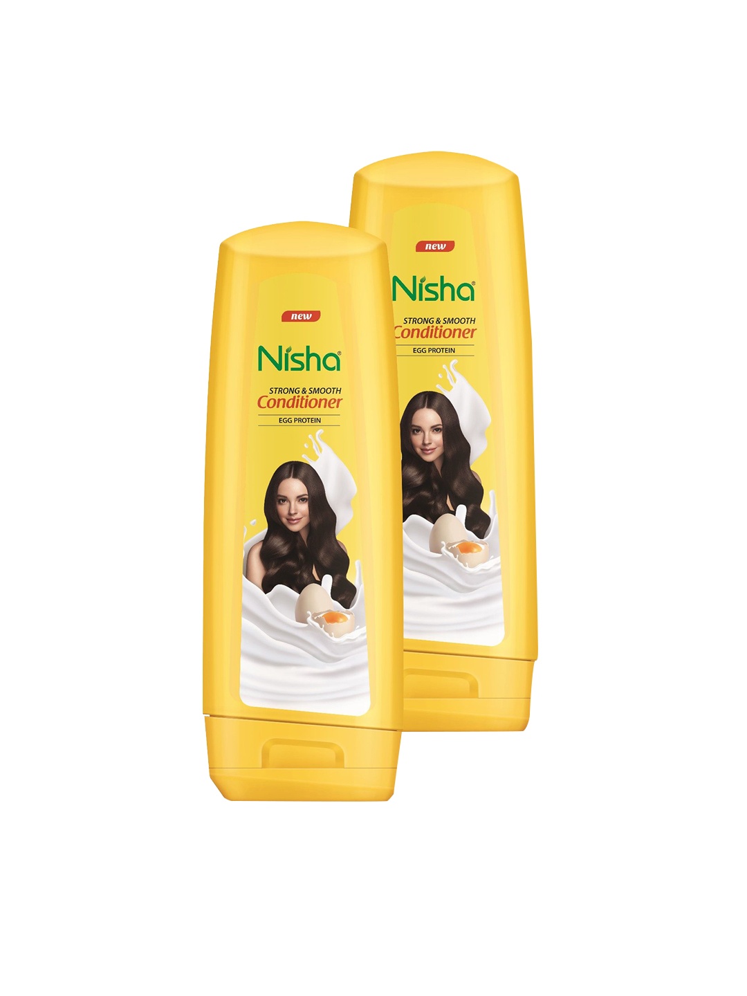 

Nisha Set Of 2 Egg Protein Hair Conditioner - 80 ml Each, Yellow