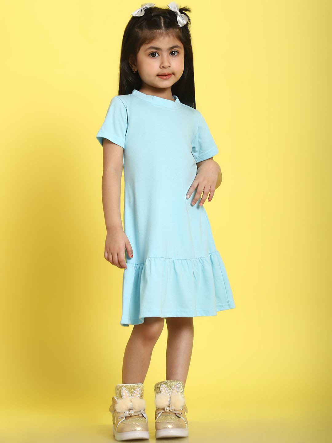 

MINI & MING Drop-Waist Dress, Sea green