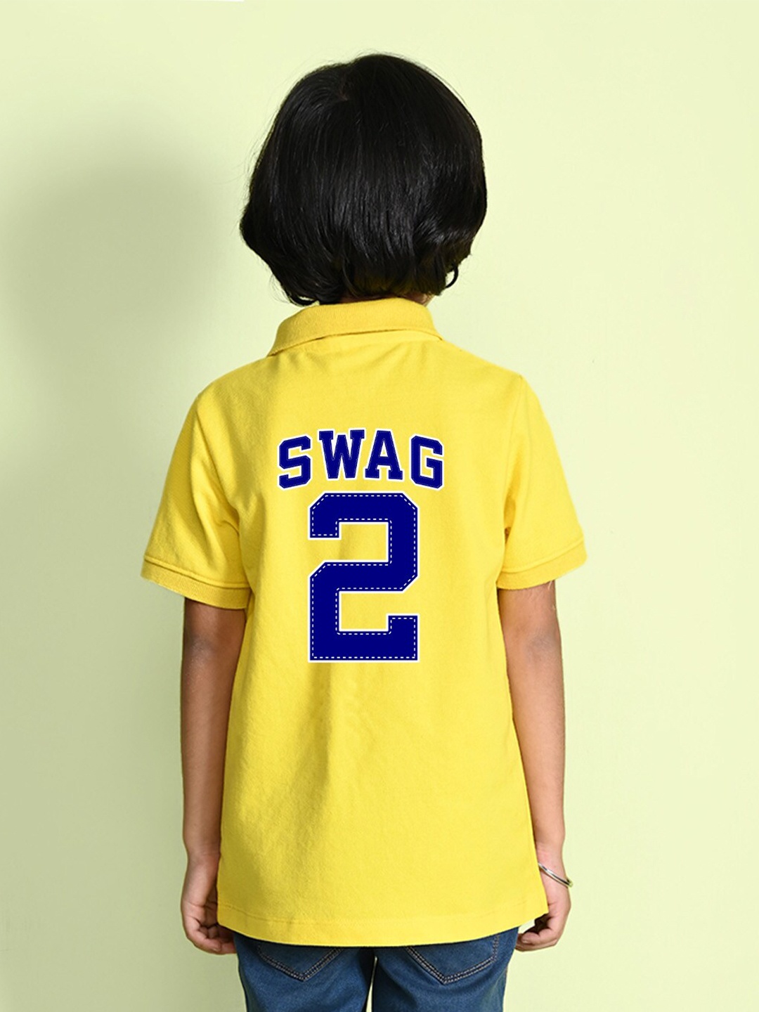 

NUSYL Boys Applique T-shirt, Yellow