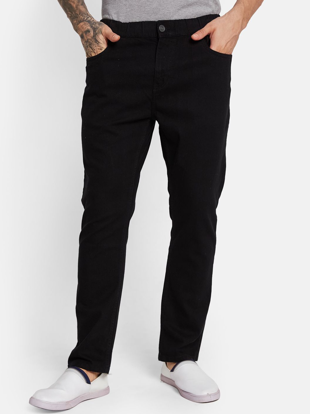 

Octave Men Stretchable Jeans, Black