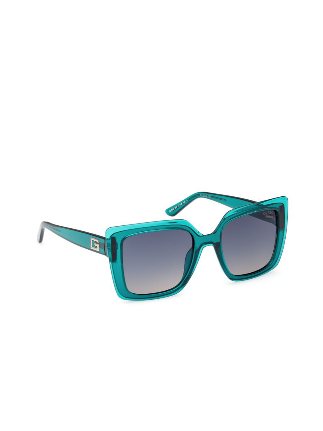 

GUESS Women Square Sunglasses with UV Protected Lens, Blue