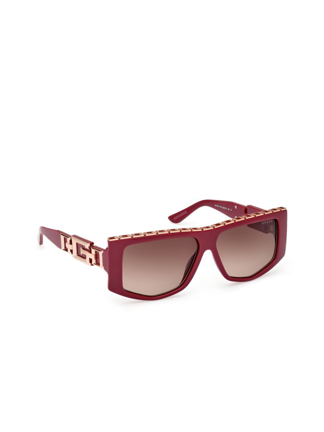 

GUESS Women Oversized Sunglasses with UV Protected Lens, Brown