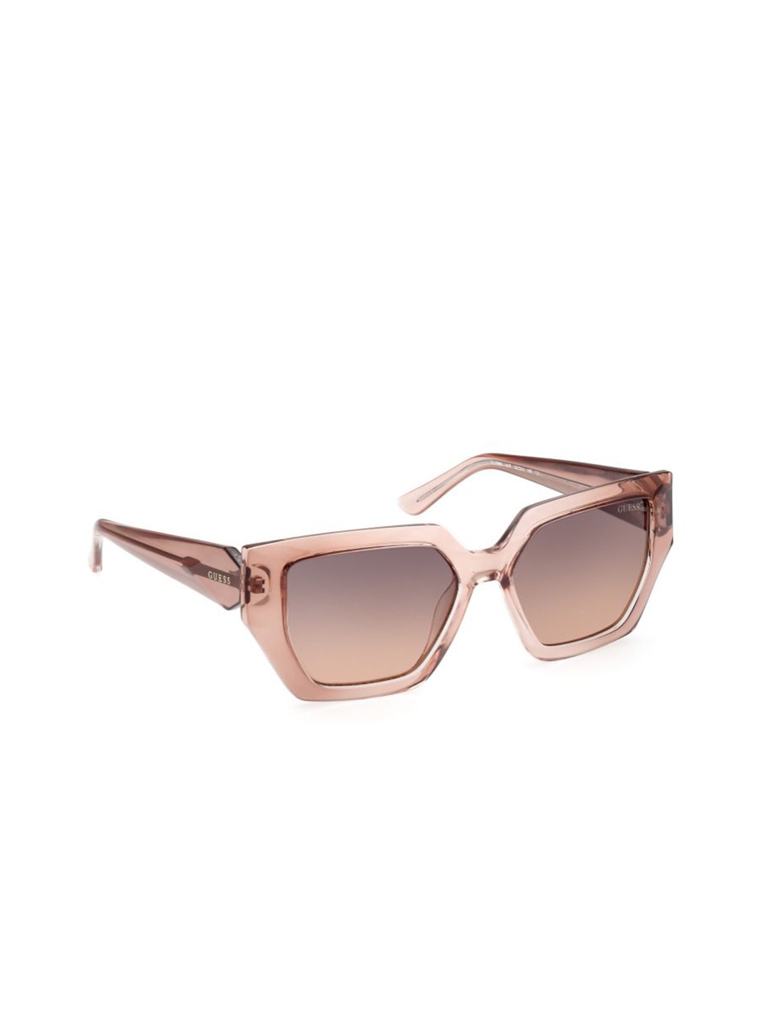 

GUESS Women Oversized Sunglasses with UV Protected Lens, Brown