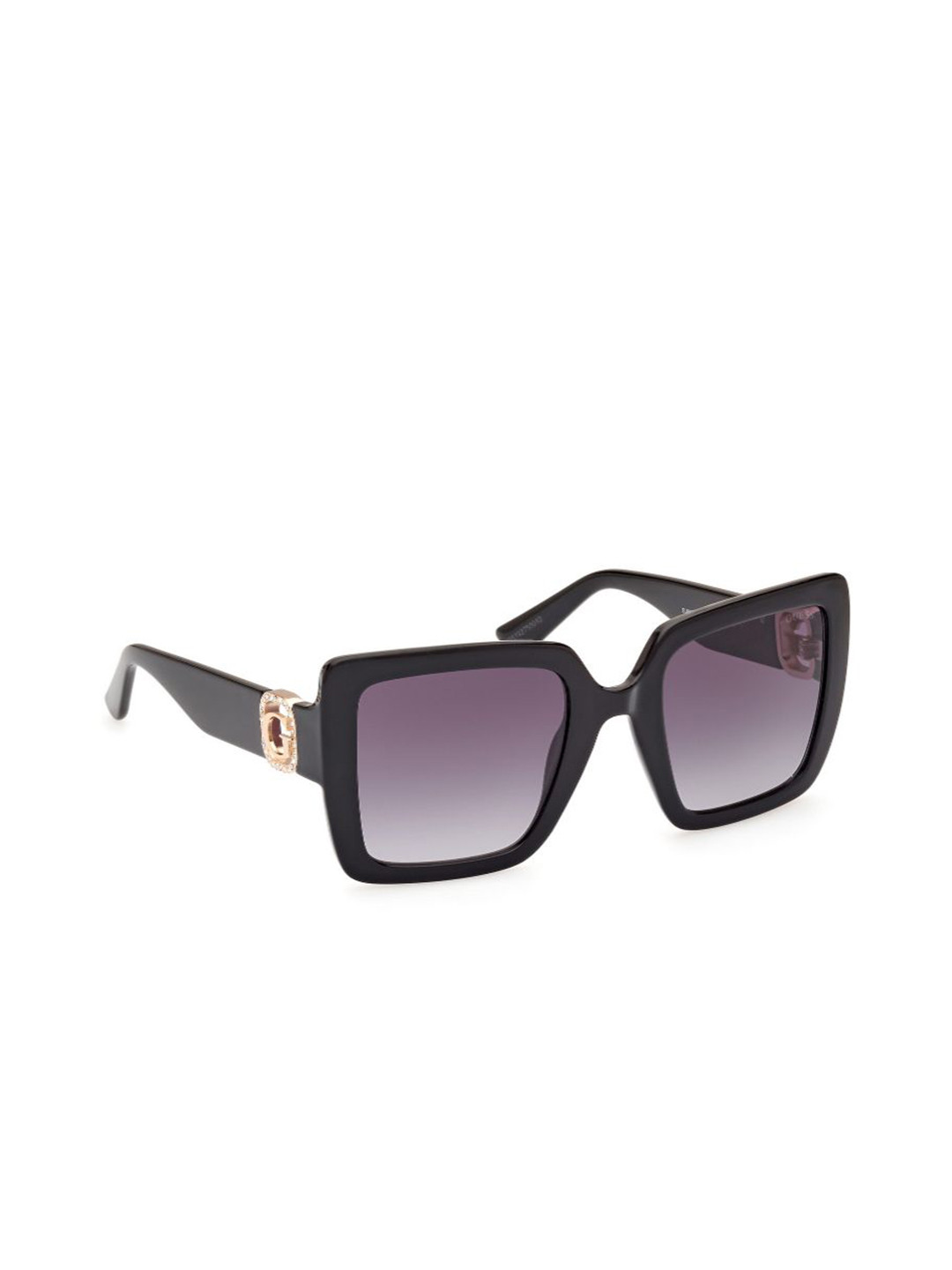 

GUESS Women Square Sunglasses with UV Protected Lens, Grey