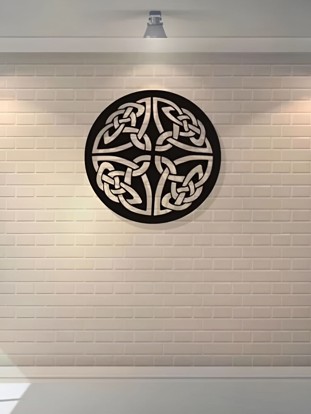

Artrooms Celtic Knot Metal Wall Art, Black