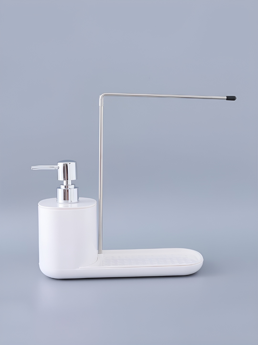 

Kuber Industries White Solid Plastic Soap Dispenser