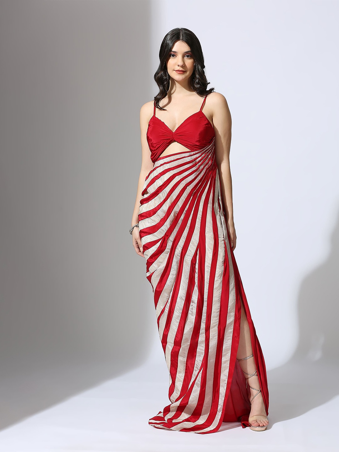 

Masumi Mewawalla Print Satin Maxi Dress, Red