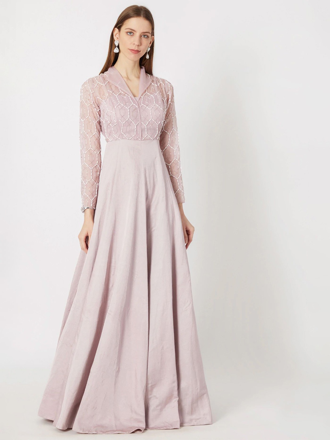 

Masumi Mewawalla Satin Maxi Dress, Mauve