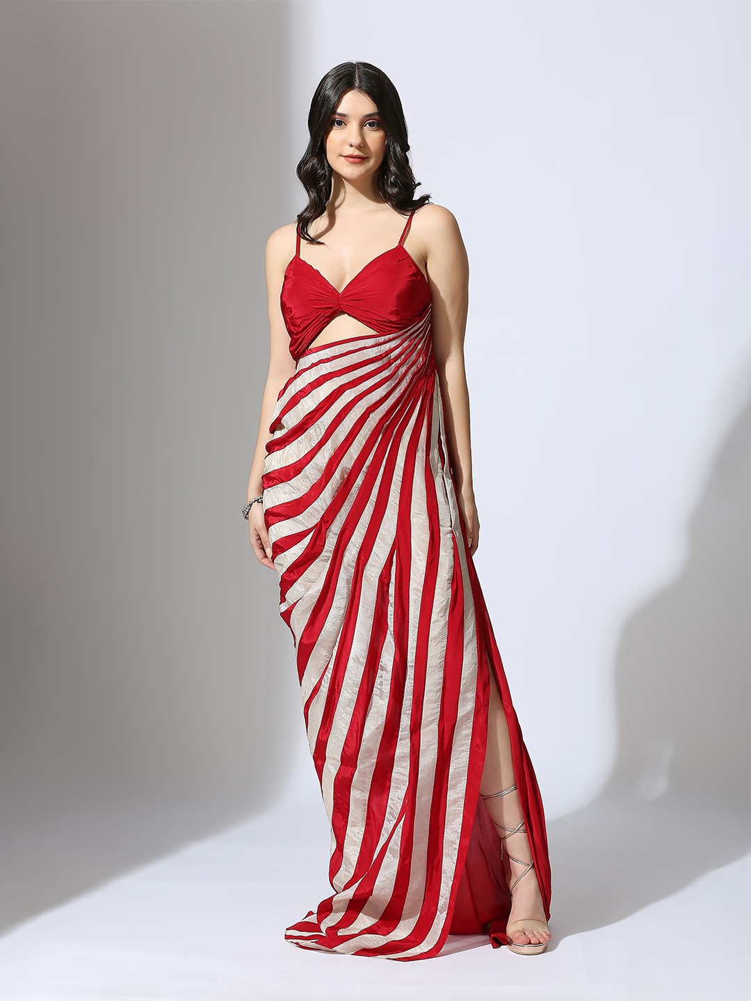 

Masumi Mewawalla Print Satin Maxi Dress, Red