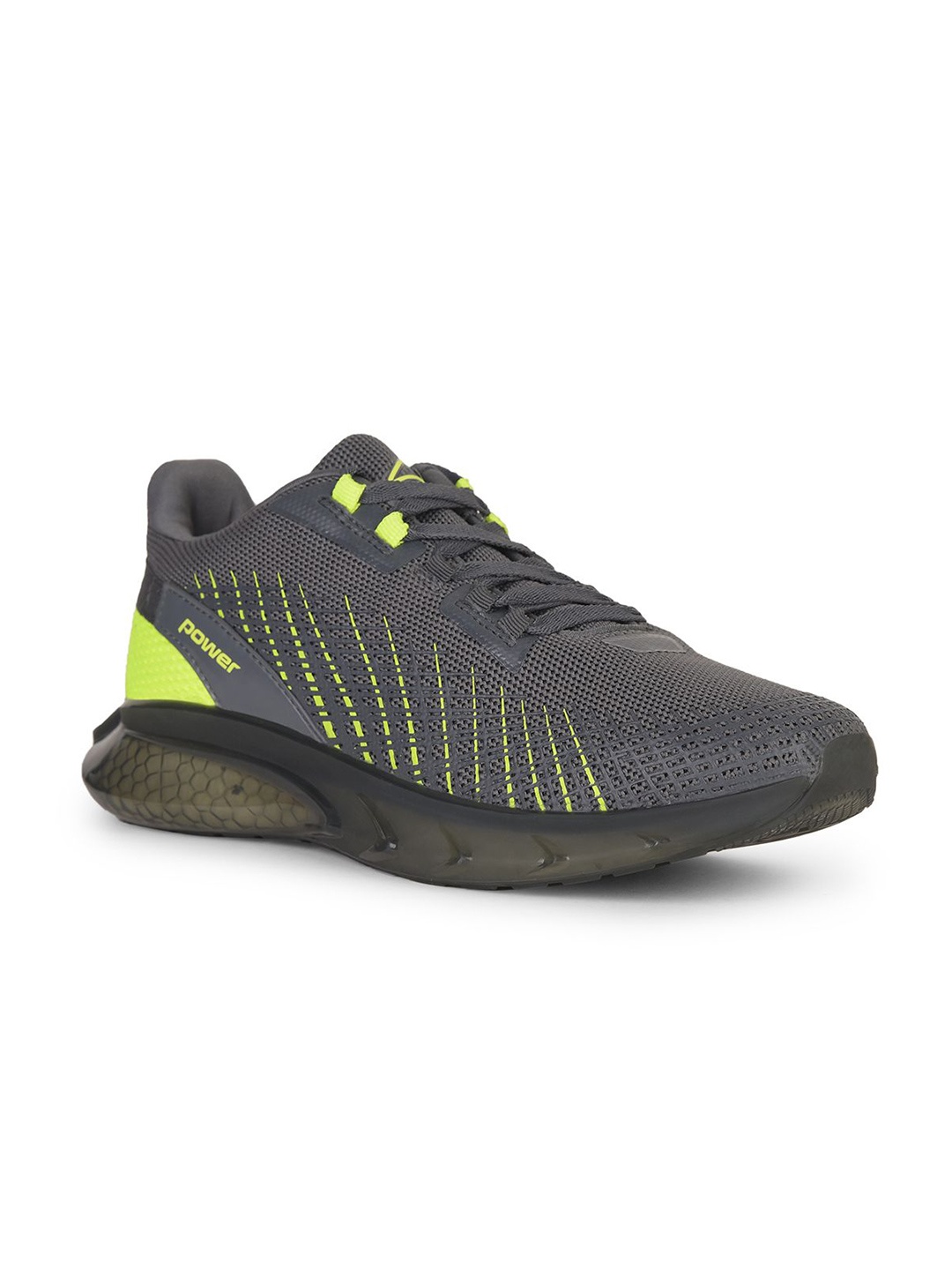 

Power Men Textile Training or Gym Non-Marking Shoes, Grey