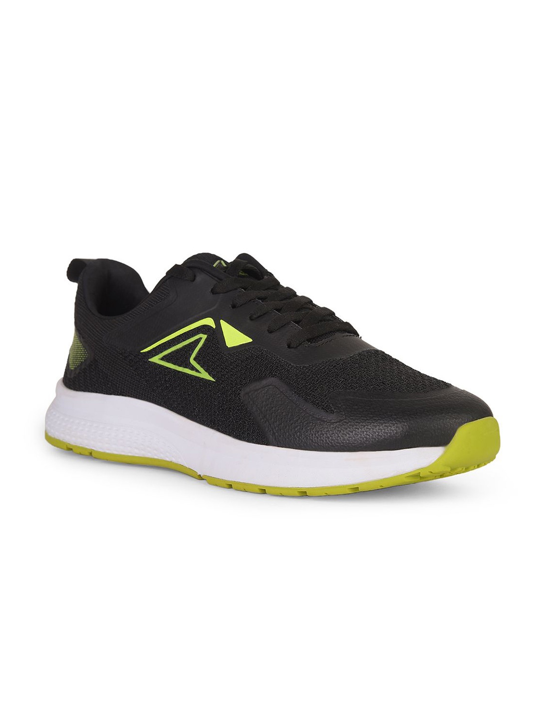 

Power Men Textile Training or Gym Non-Marking Shoes, Black