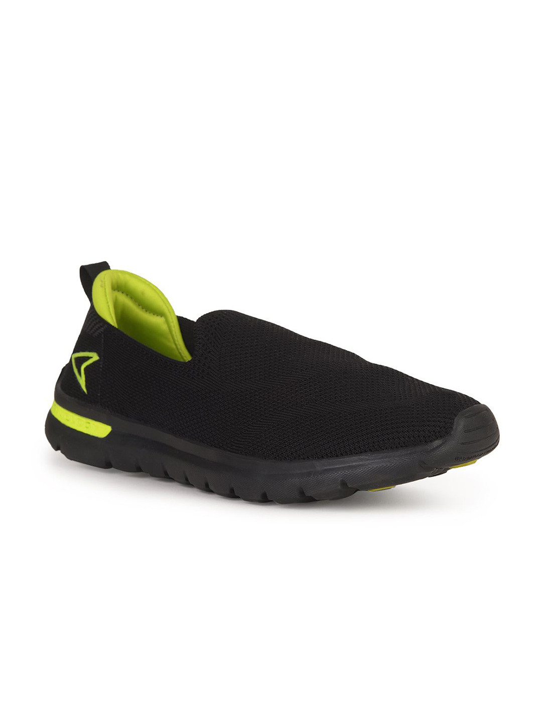 

Power Men Textile Training or Gym Non-Marking Shoes, Black